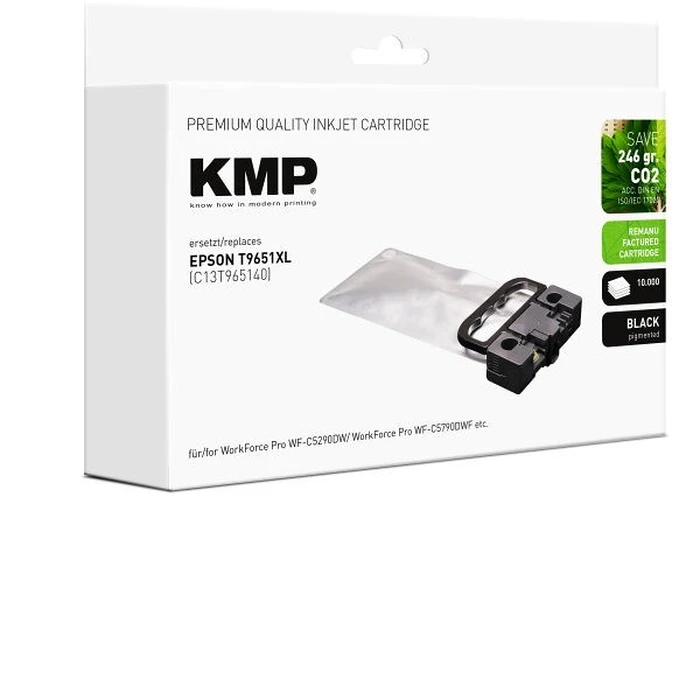 Μελάνι Συμβατό KMP Epson T9651 Black 10000 S. E260X remanufactured