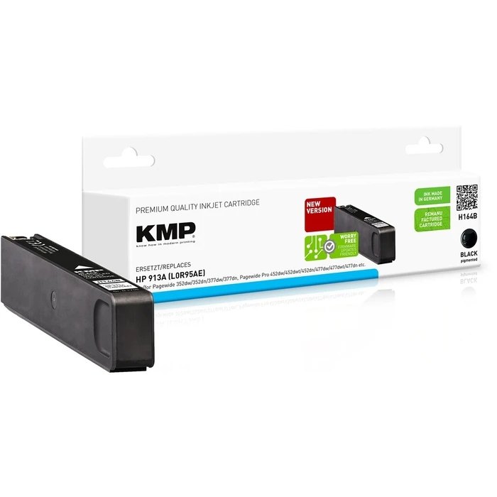 Μελάνι Συμβατό KMP HP 913A (L0R95AE) Black 3500 S. Hybrid-Chip refilled