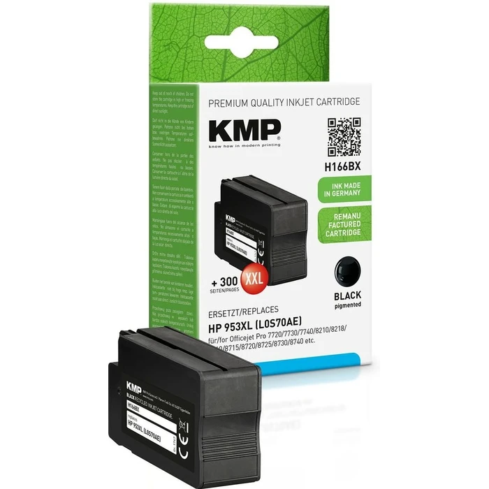Μελάνι Συμβατό KMP HP 953XL (L0S07AE) Black 2300 S. H166BX Hybrid refilled