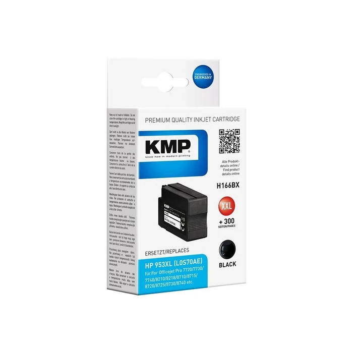 Μελάνι Συμβατό KMP HP 953XL (L0S07AE) Black 2300 S. H166BX Hybrid refilled