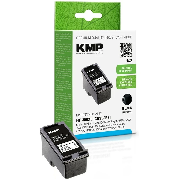 Μελάνι Συμβατό KMP HP CB336EE Nr.350XL Black 1000 S. H42 refilled
