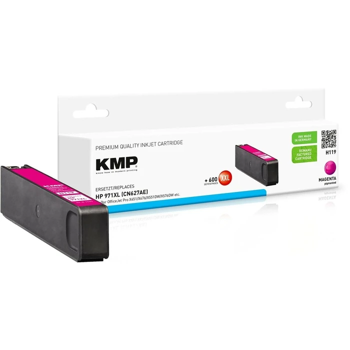 Μελάνι Συμβατό KMP HP CN627AE NR.971XL Magenta 6600 S. H119 refilled