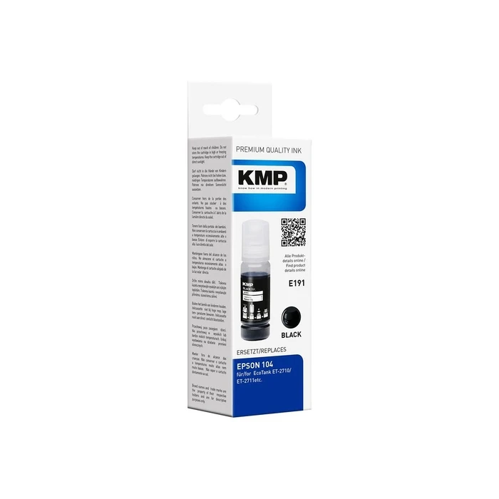 Μελάνι Συμβατό KMP Tinte EcoTank T00P1 4800 S. Black remanufactured