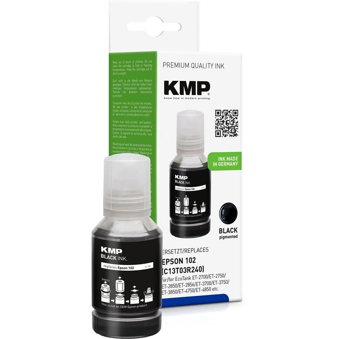 Μελάνι Συμβατό KMP Tinte EcoTank T03R1 7500 S. Black remanufactured