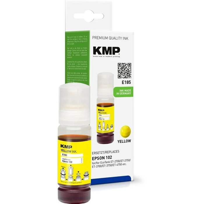 Μελάνι Συμβατό KMP Tinte EcoTank T03R4 6000 S. Yellow remanufactured