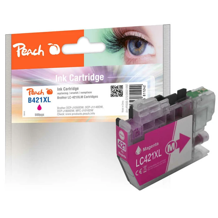 Μελάνι Συμβατό Peach Brother LC-421XL Magenta compatible