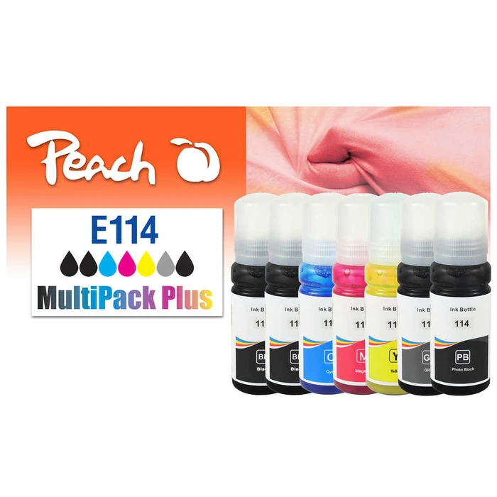 Μελάνι Συμβατό Peach Epson CISS 114 MutliPack Plus remanufactured
