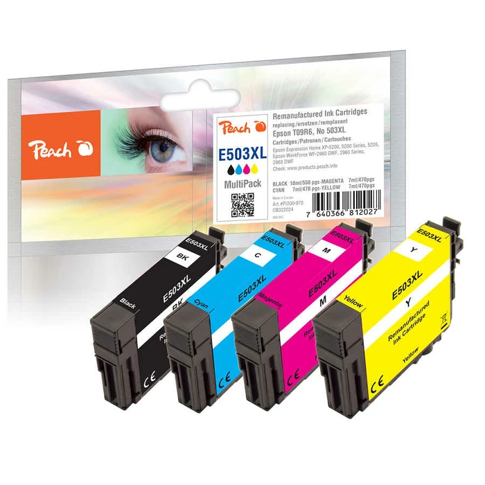 Μελάνι Συμβατό Peach Epson T09R6 Nr.503XL MultiPack remanufactured
