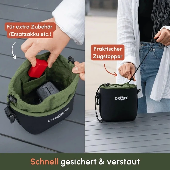 Τσάντα Φωτογραφικής Μηχανής C-Rope V2 Black Variation: XL 32x20x12cm