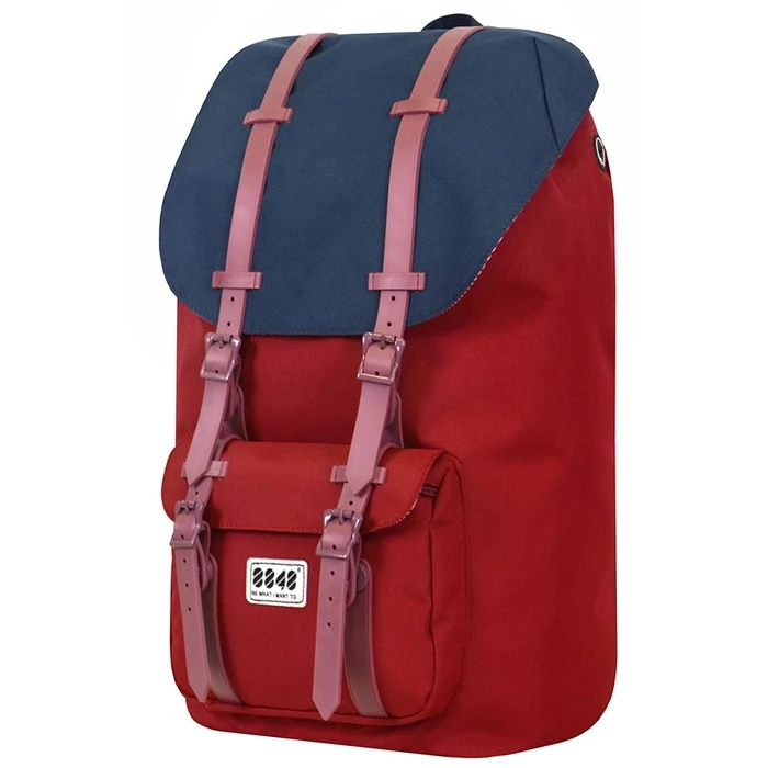 Τσάντα Laptop 8848 Travel Backpack 15,6' Unisex Waterproof BURGUNDY BLUE