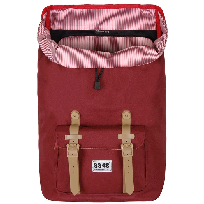 Τσάντα Laptop 8848 Travel Backpack 15,6' Unisex Waterproof BURGUNDY