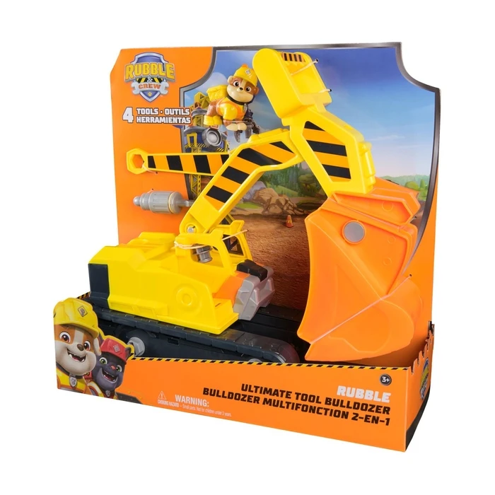 Αυτοκινητάκι Spin Master Rubble & Crew: Rubble - Ultimate Tool Bulldozer Vehicle (6073297)