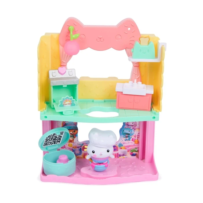 Φιγούρα Spin Master Gabby's Dollhouse Movie: 'Cakey's' Sprinkle - Cake-Static Kitchen Playset (6074281)
