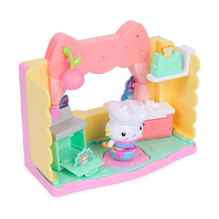 Φιγούρα Spin Master Gabby's Dollhouse Movie: 'Cakey's' Sprinkle - Cake-Static Kitchen Playset (6074281)