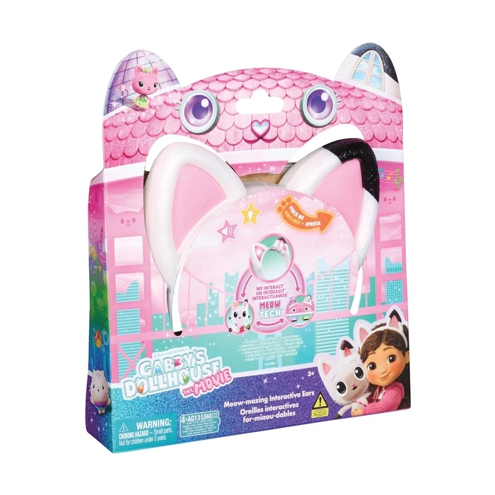 Κούκλα Spin Master Gabby's Dollhouse: The Movie - Meow-mazing Interactive Ears (6074336)