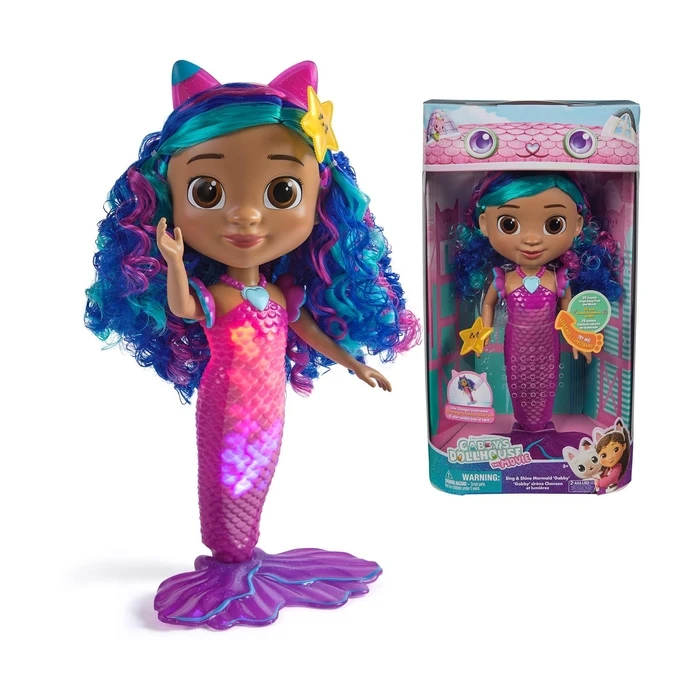 Κούκλα Spin Master Gabby's Dollhouse Movie: Sing & Shine Mermaid 'Gabby' (6074338)