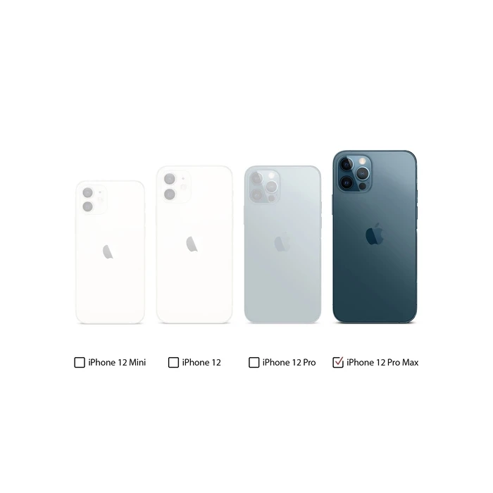 Ringke Invisible Defender Back Protector Matte Apple iPhone 12 Pro Max [2 PACK]