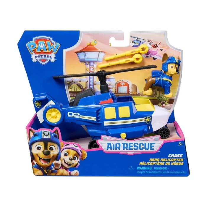 Μινιατούρα Spin Master Paw Patrol: Air Rescue - Chase Hero Helicopter Vehicle & (20149066)