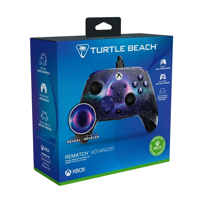 Gamepad Turtle Beach: Rematch Advanced - Wired [XBOX, PC] (Dark Cosmos Reveal)