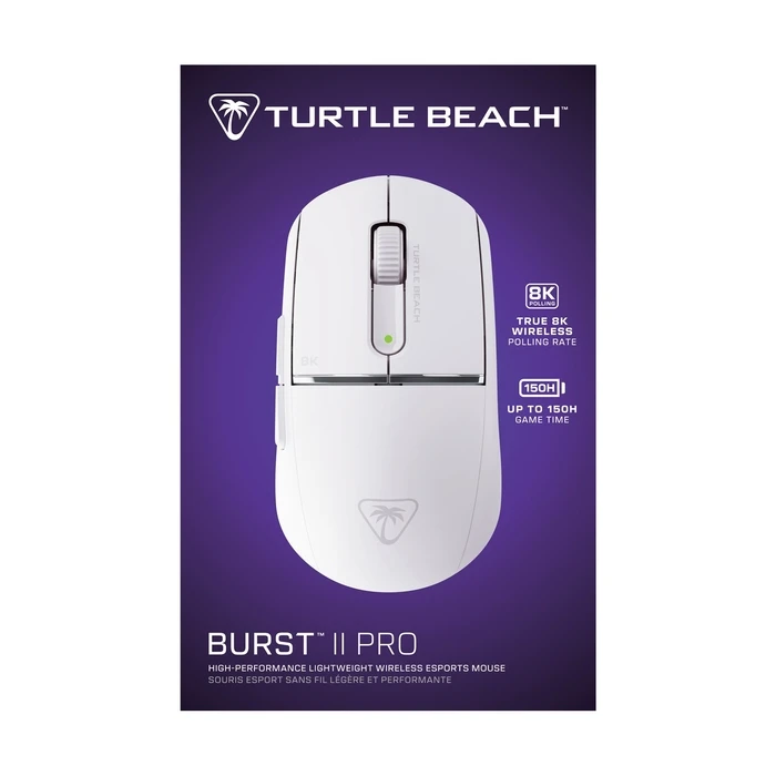 Turtle Beach Ποντίκι Burst II Pro Ασύρματο Λευκό