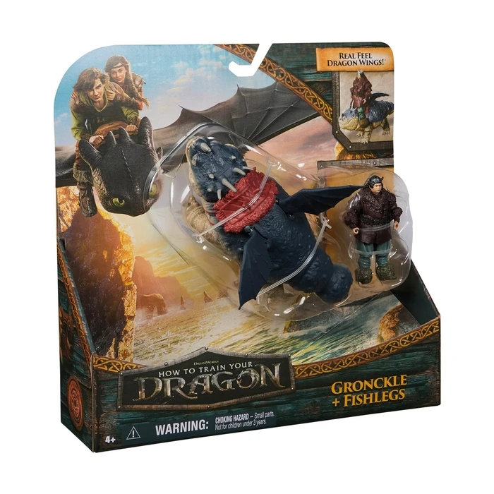 Φιγούρα Spin Master How to Train Your Dragon: Dragons & Vikings - Gronckle & Fishlegs (20151276)