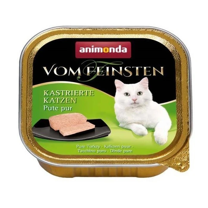 Υγρή Τροφή Γάτας Animonda Vom Feinsten KASTRIERTE KATZEN wet for neutered Turkey 100 g