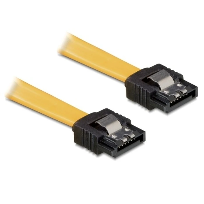 Καλώδιο Delock 0.3m SATA cable Yellow