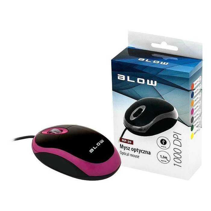 Ποντίκι Ενσύρματο Blow Optical MP-20 USB pink