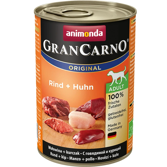 Υγρή Τροφή Σκύλων Animonda GranCarno Original Beef, Chicken Adult 400 g