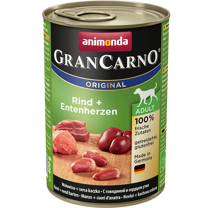 Υγρή Τροφή Σκύλων Animonda GranCarno Original Beef, Duck Adult 400 g