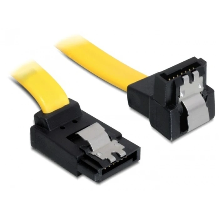 Καλώδιο Delock 0.5m SATA M/M SATA cable Yellow
