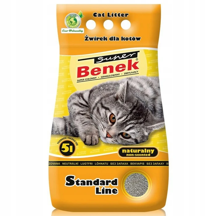 Αμμος Γάτας Certech Super Benek Standard Natural - Clumping 5 l