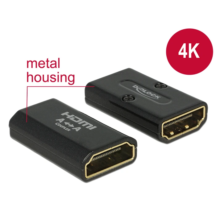 Αντάπτορας Delock HDMI/HDMI Black