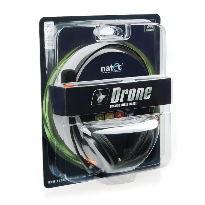 Multimedia Headsets Natec Drone Head-band Black, Orange