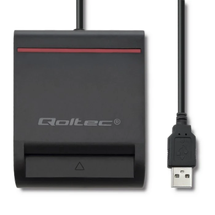 ID card scanner Qoltec Smart chip