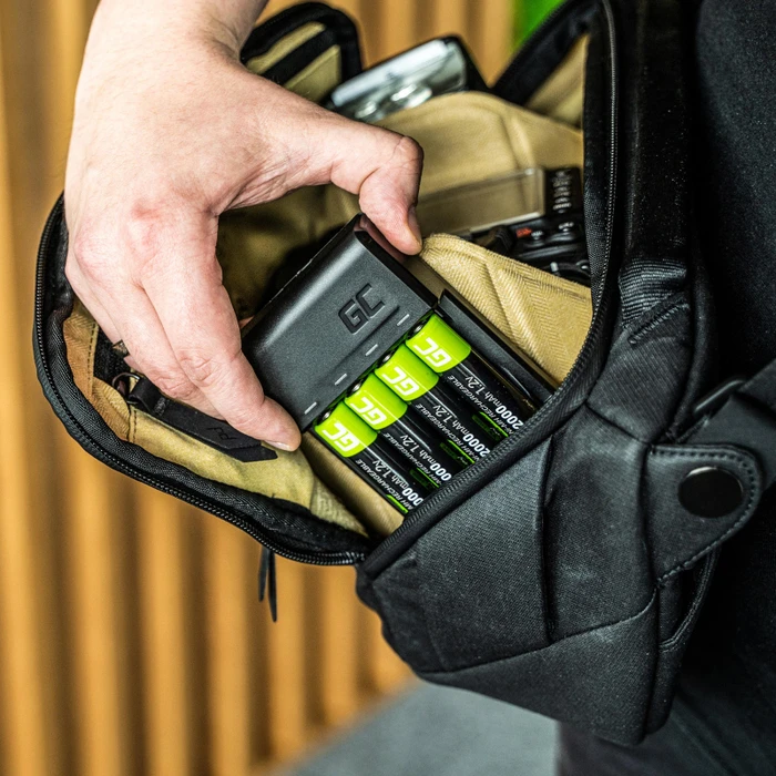 Φορτιστής Μπαταριών Green Cell GRADGC01 VitalCharger for AA/AAA batteries Micro-USB+USB-C