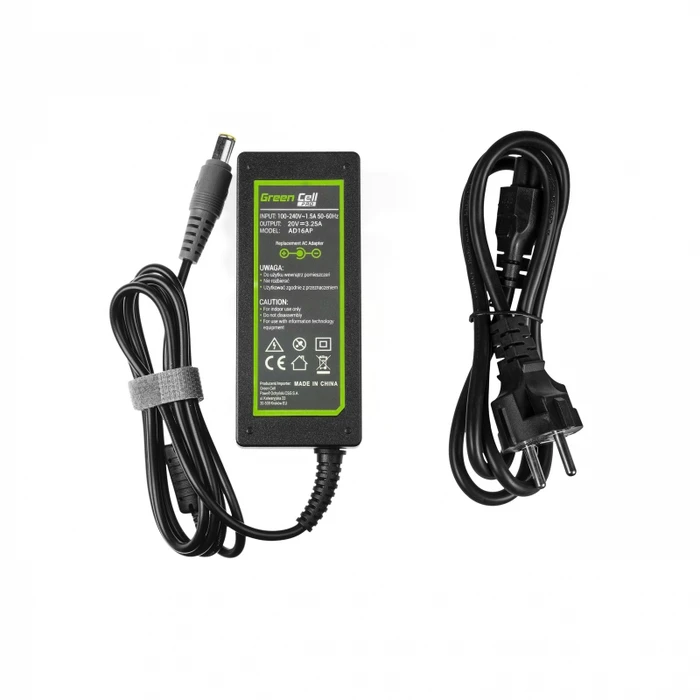 Φορτιστής Laptop 65W Green Cell AD16AP Black