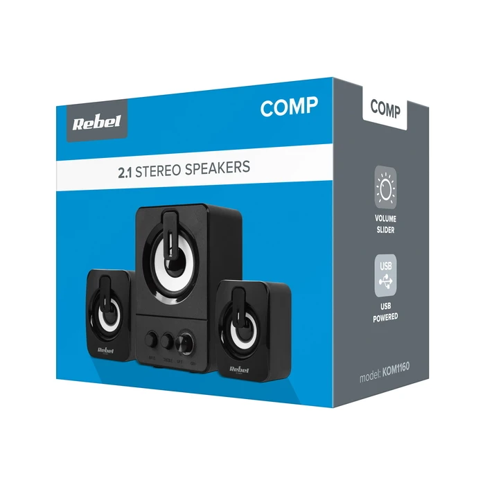Ηχεία Υπολογιστή Rebel Comp CS-50 2.1