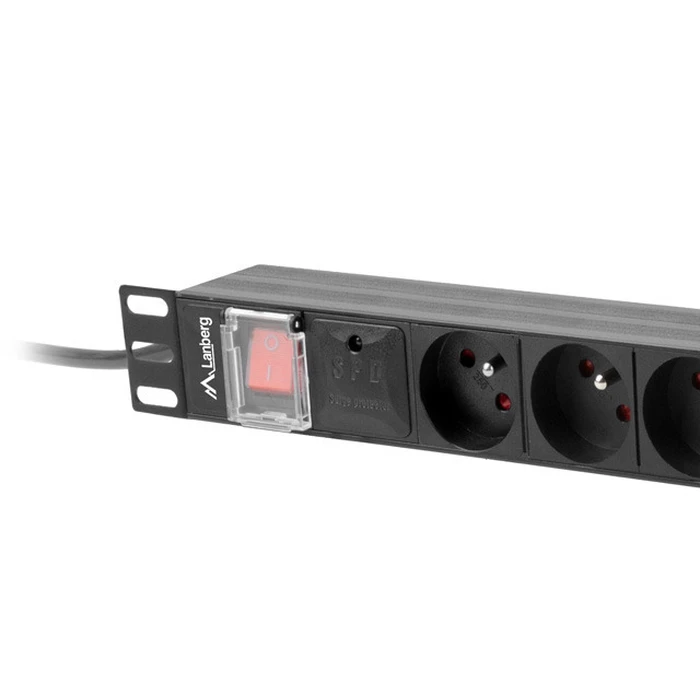 Πολύπριζο Rack Lanberg PDU RACK 19" (1U, 16A, 8X 230V PL, 2m)