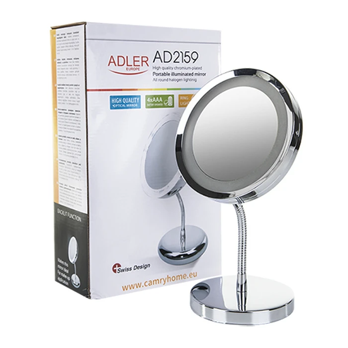 Καθρέπτης Μακιγιάζ Adler AD 2159 makeup Freestanding Chrome