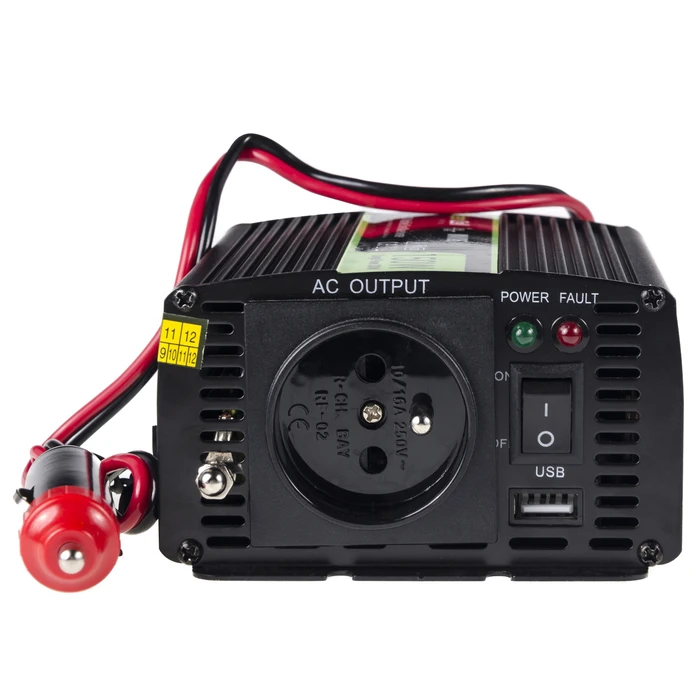 Inverter Αυτοκινήτου Green Cell INV06 Auto 150 W Black