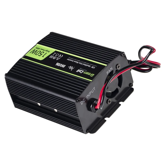 Inverter Αυτοκινήτου Green Cell INV06 Auto 150 W Black