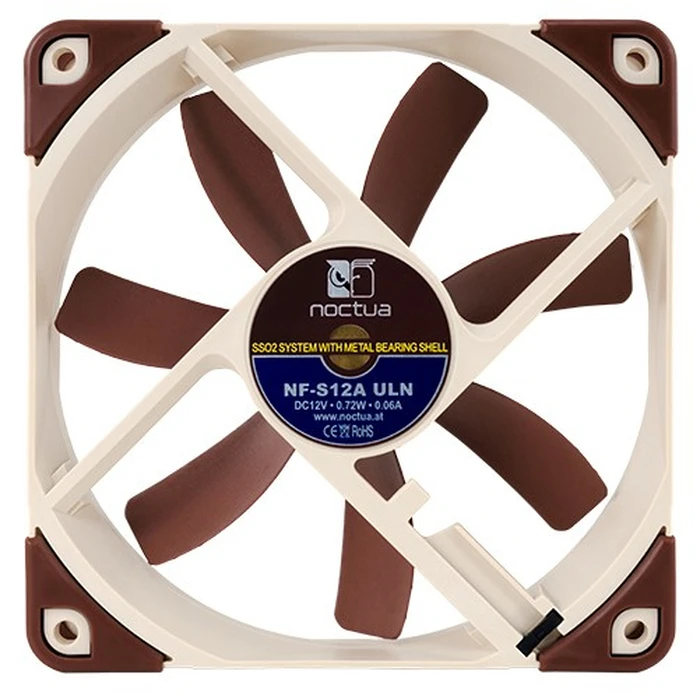 Case Fan 12cm Noctua NF-S12A ULN Beige, Brown