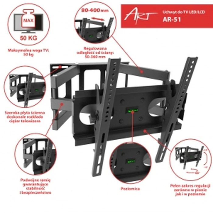 Βάση Τηλεόρασης Art RAMT AR-51 TV mount