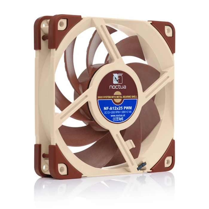 Case Fan 12cm Noctua NF A12x25 PWM Beige, Red