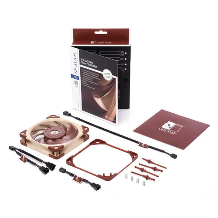 Case Fan 12cm Noctua NF A12x25 PWM Beige, Red