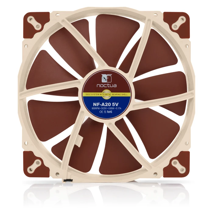 Case Fan 20cm Noctua NF-A20 Beige, Brown