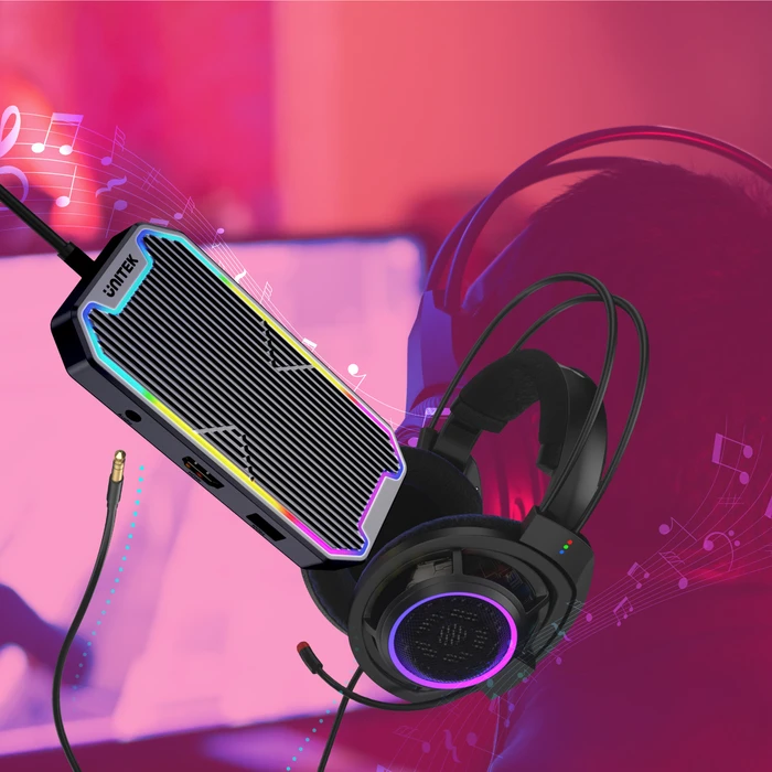 Docking Station Unitek USB-C, HDMI 2.0, RJ45, 3,5mm,100W 10Gbps