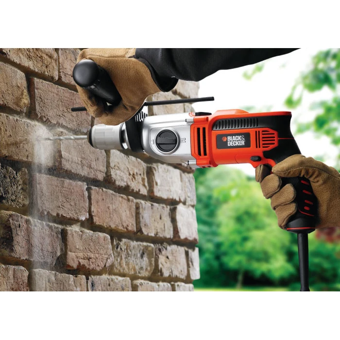 Κρουστικό Δράπανο Black & Decker KR1102K Keyless 3200 RPM