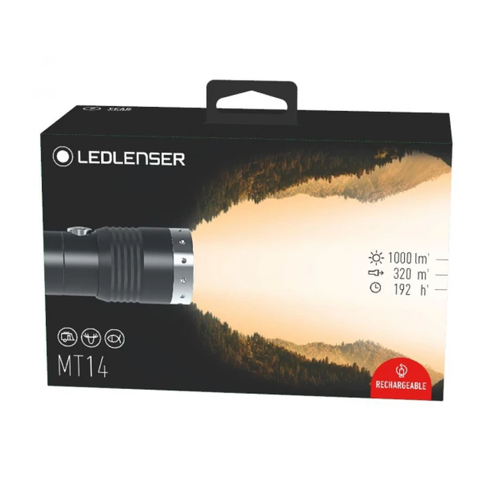 Φακός LED Lenser MT14 Hand flashlight Black,Silver